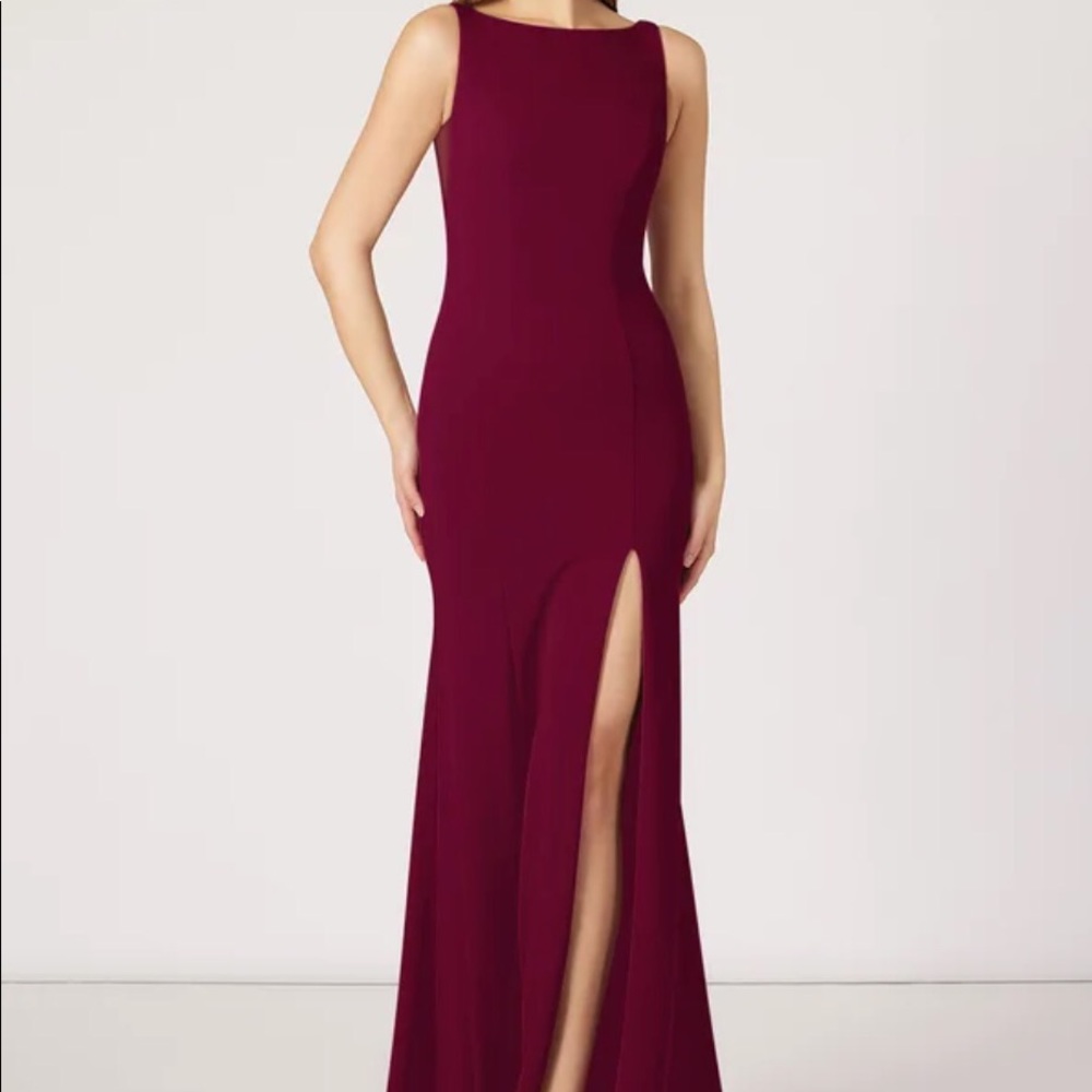 Azazie Burgundy Bridesmaid Dress